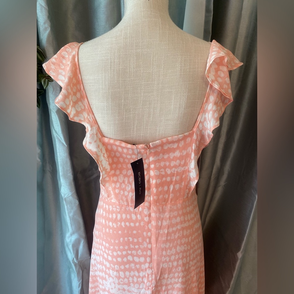 NWT - BCBG Paris Pink Midi Dress - Picture 7 of 9